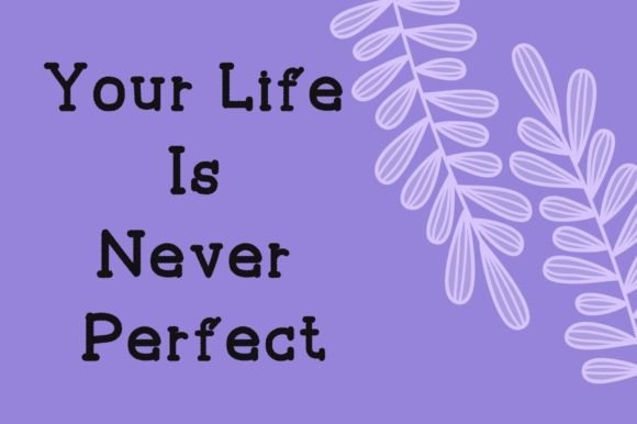 Purple Floral Font PNG with transparent background - Preview 1