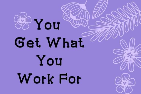 Purple Floral Font PNG with transparent background - Preview 3
