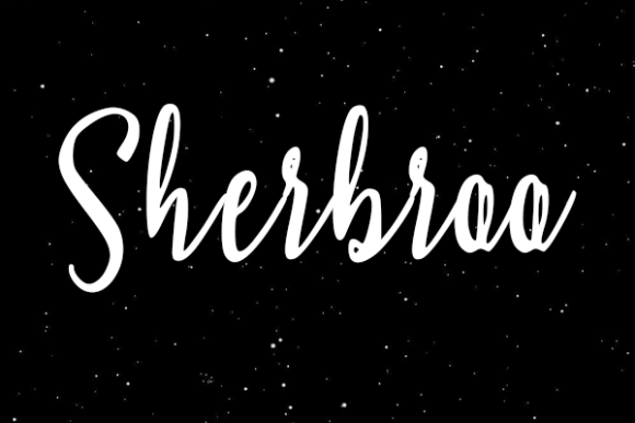 Sherbroo Font PNG with transparent background - Preview 1