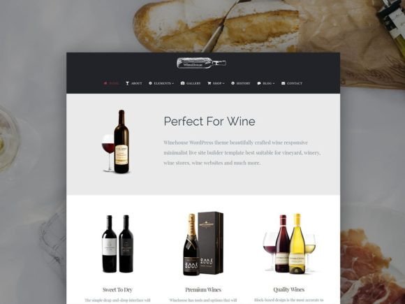 Wine WordPress Theme