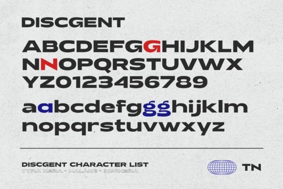 Discgent Font - Preview 3
