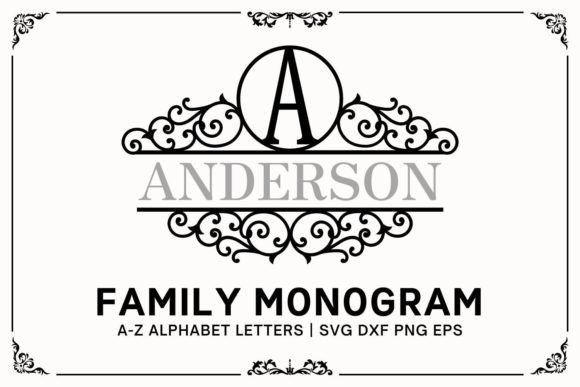 Family Monogram SVG | Last Name Monogram