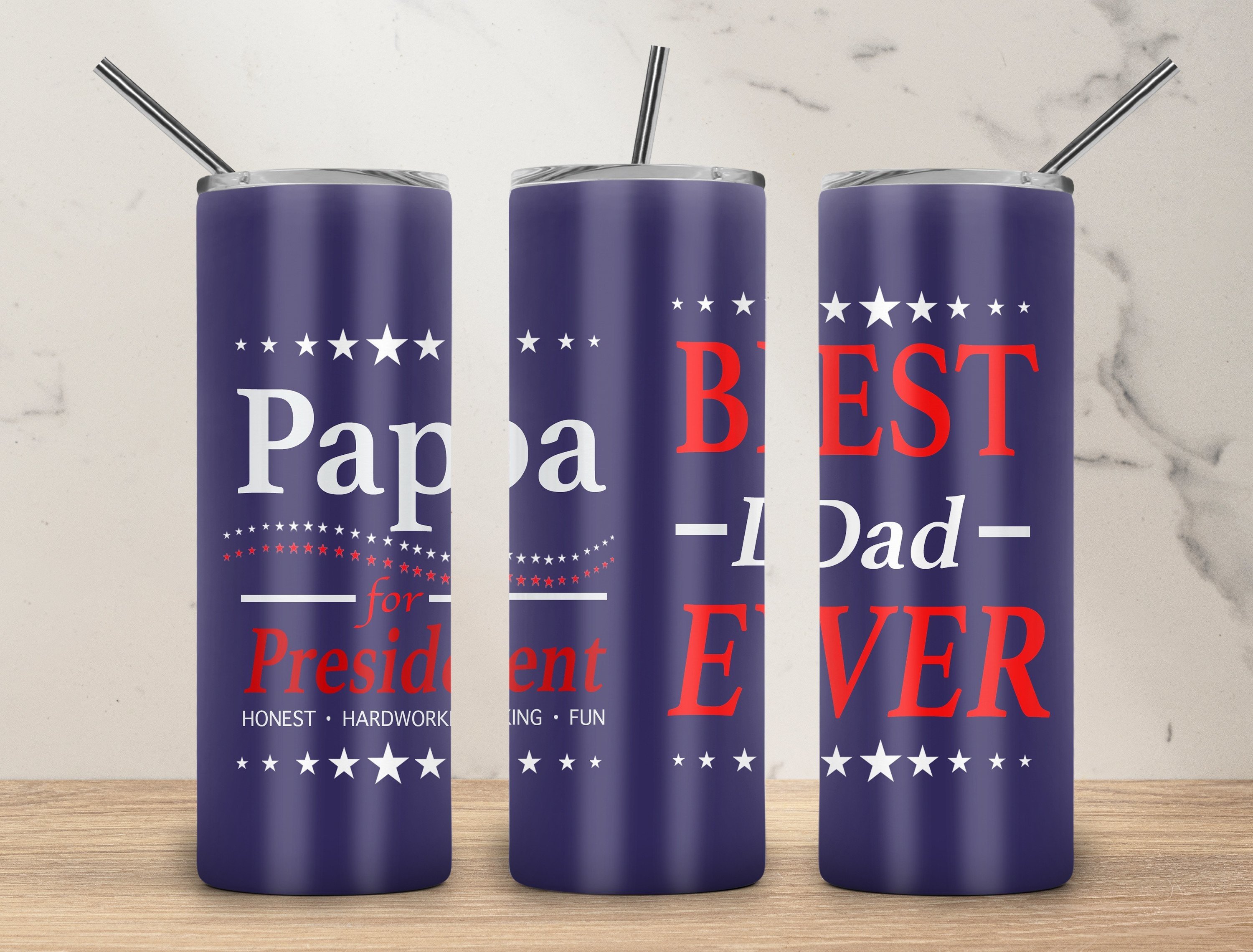 Father's Day 20oz Tumbler Skinny Graphic by Frangipani store · Creative ...