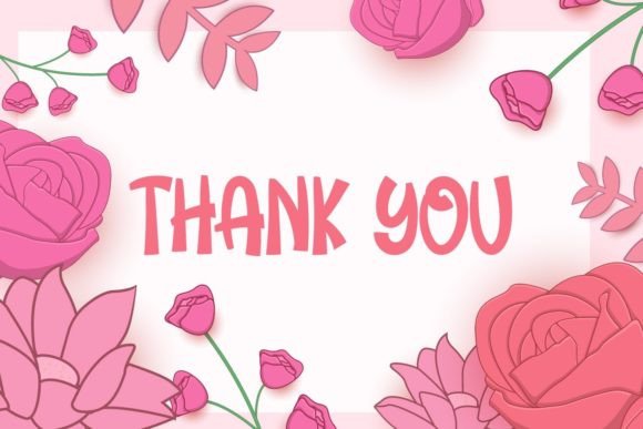 Flower Love Font - Preview 4