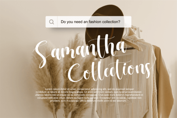 Melindael Font PNG with transparent background - Preview 3