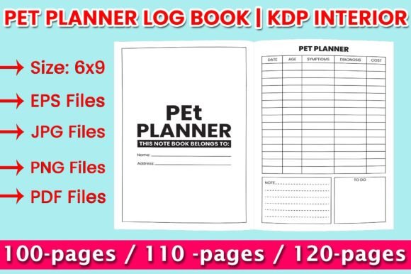 Pet Planner Log Book | KDP Interior