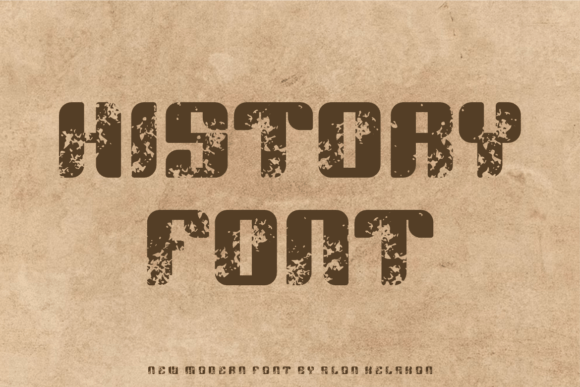 Brush History Font - Preview 1