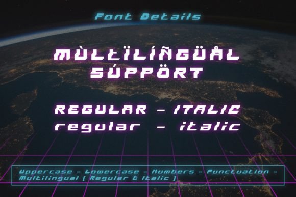 Droid Wars Font - Preview 2