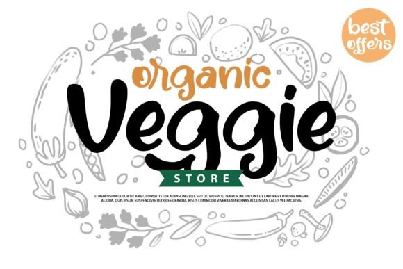 Pottaby Font PNG with transparent background - Preview 1
