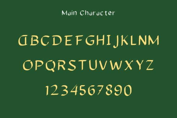 Quinchan Font PNG with transparent background - Preview 1