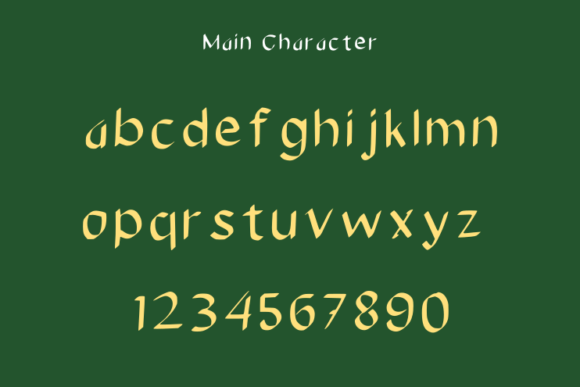 Quinchan Font PNG with transparent background - Preview 2