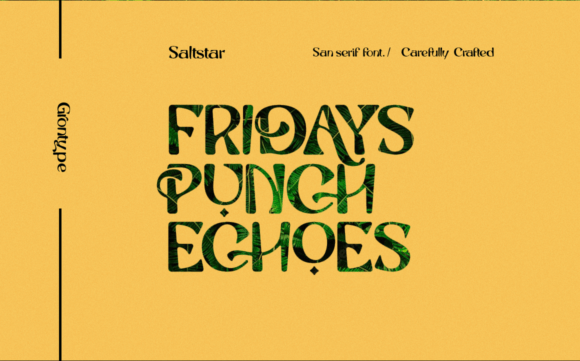 Saltstar Font PNG with transparent background - Preview 1