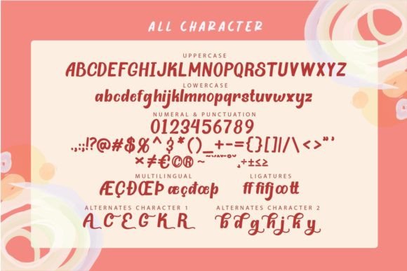 Sanytarie Font font preview - 5