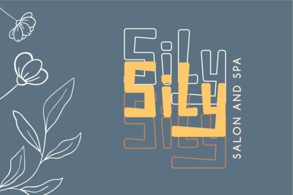 Shenia Font PNG with transparent background - Preview 3