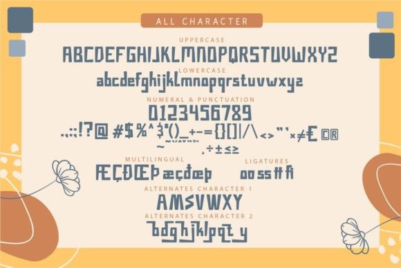 Shenia Font PNG with transparent background - Preview 5
