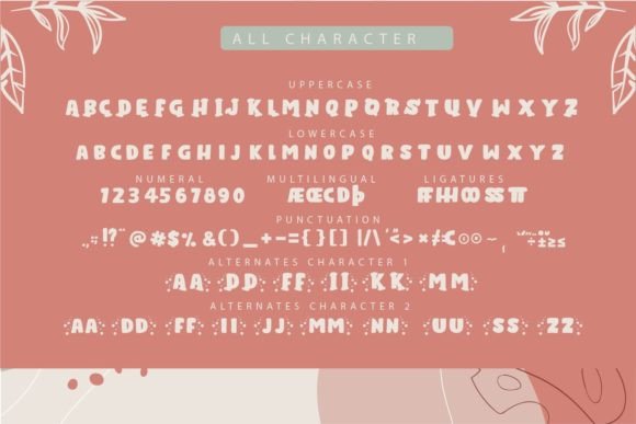 Sia | Display Typeface Font PNG with transparent background - Preview 5