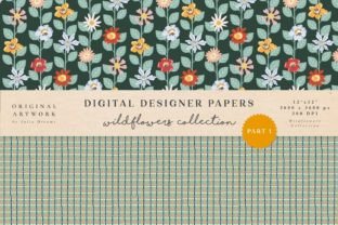 Wildflowers Seamless Patterns Part 1 Graphic by Julia Dreams · Creative ...