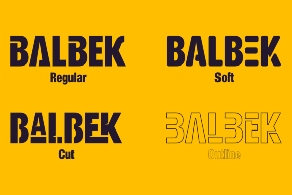 Balbek Font - Preview 1