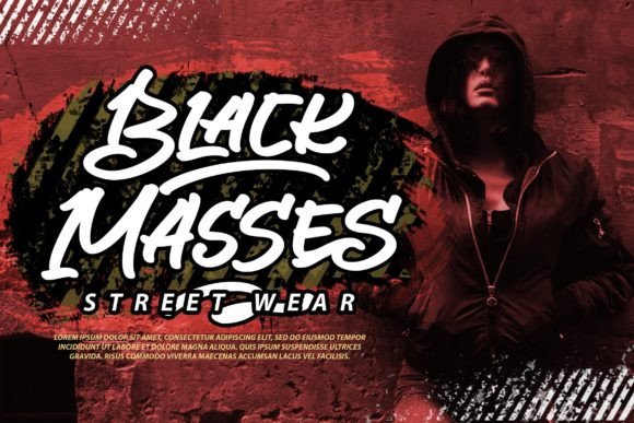 Black Misty Font - Preview 4