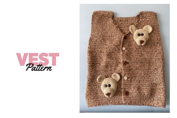 CROCHET PATTERN: Teddy Bear Vest