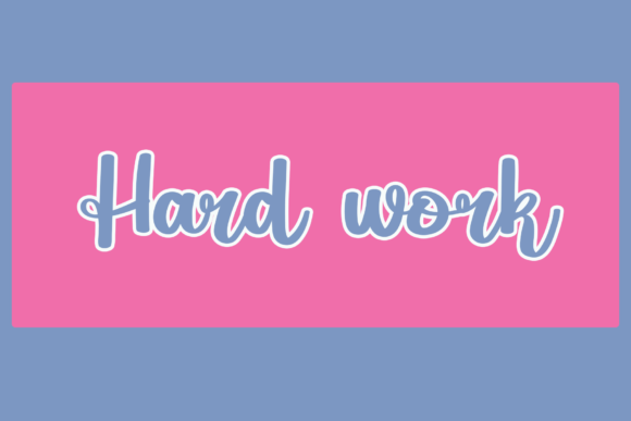 Creative Homework Font - Preview 1