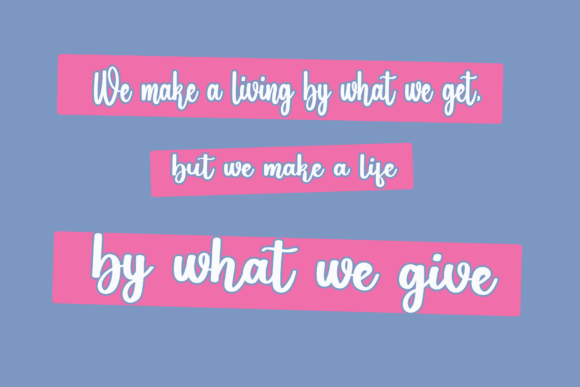 Creative Homework Font - Preview 3