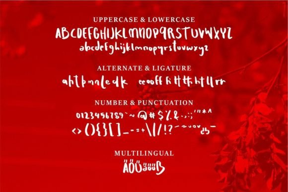 Garden Nisty Font - Preview 5