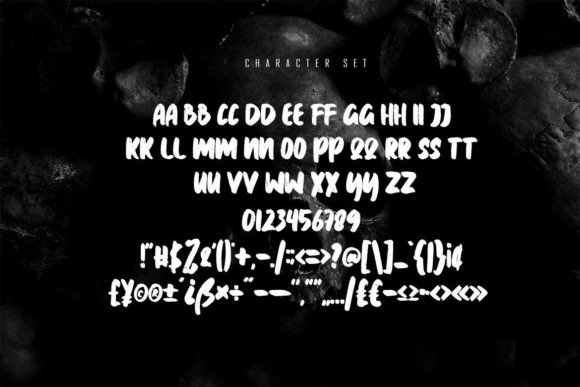 Maxnos Font PNG with transparent background - Preview 5