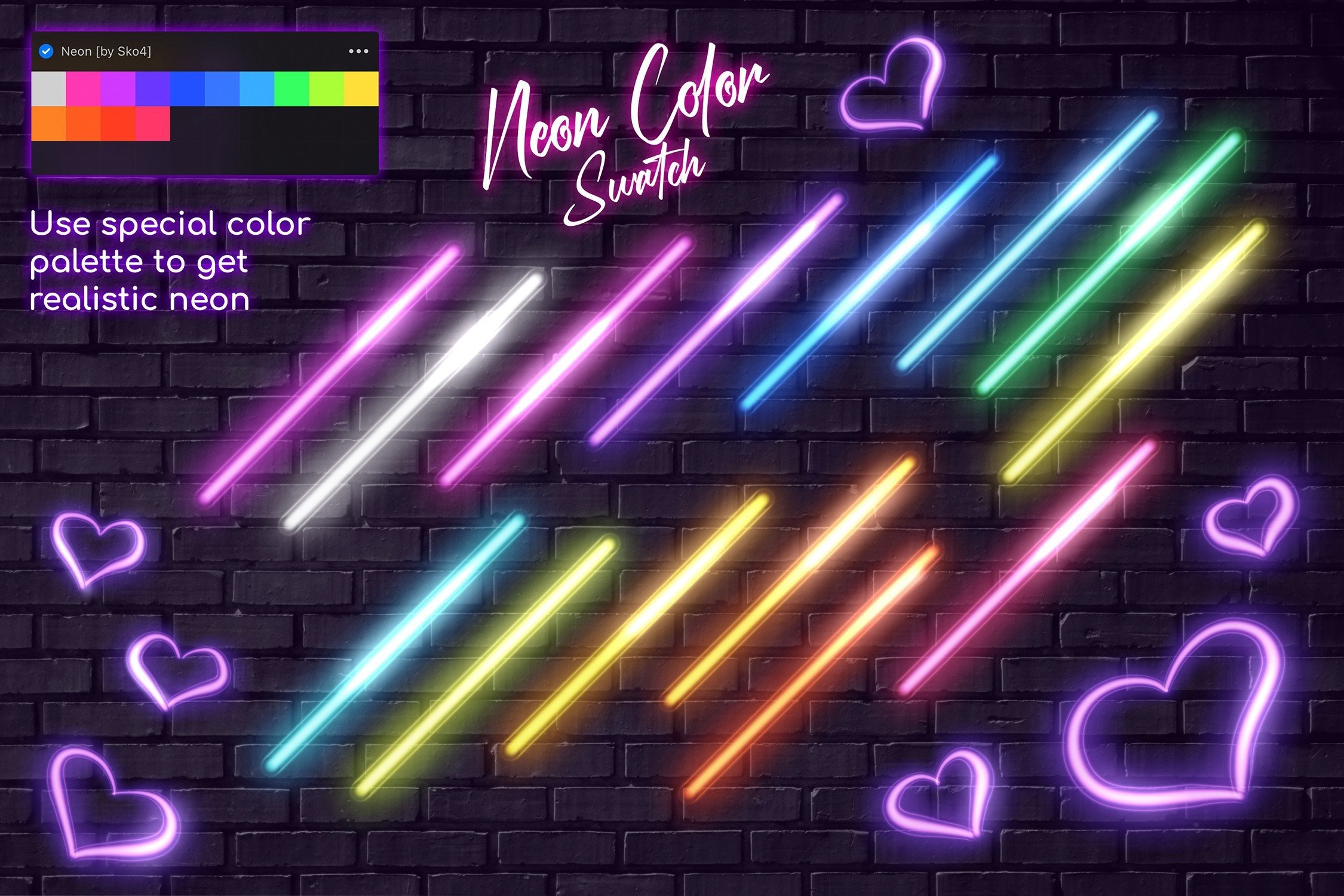 Neon Procreate Brushes - photo 6