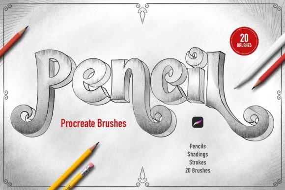 Pencils Procreate Brushes Graphic Brushes By Sko4
