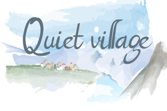 Rustic and Beautiful Font PNG with transparent background - Preview 3