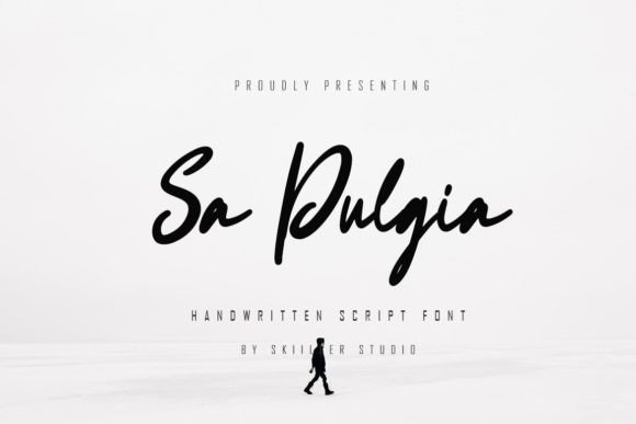 Sa Pulgia Font PNG with transparent background - Preview 1