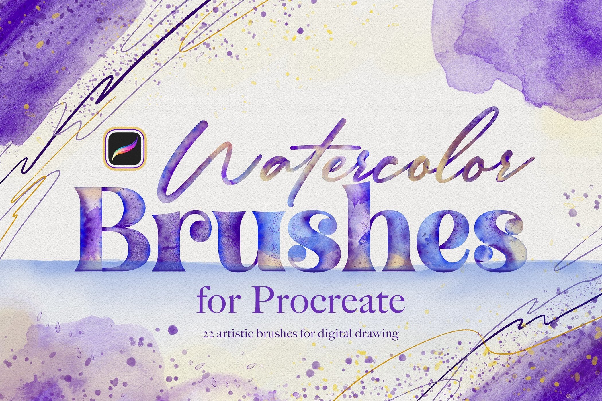 Watercolor Procreate Brushes - photo 1