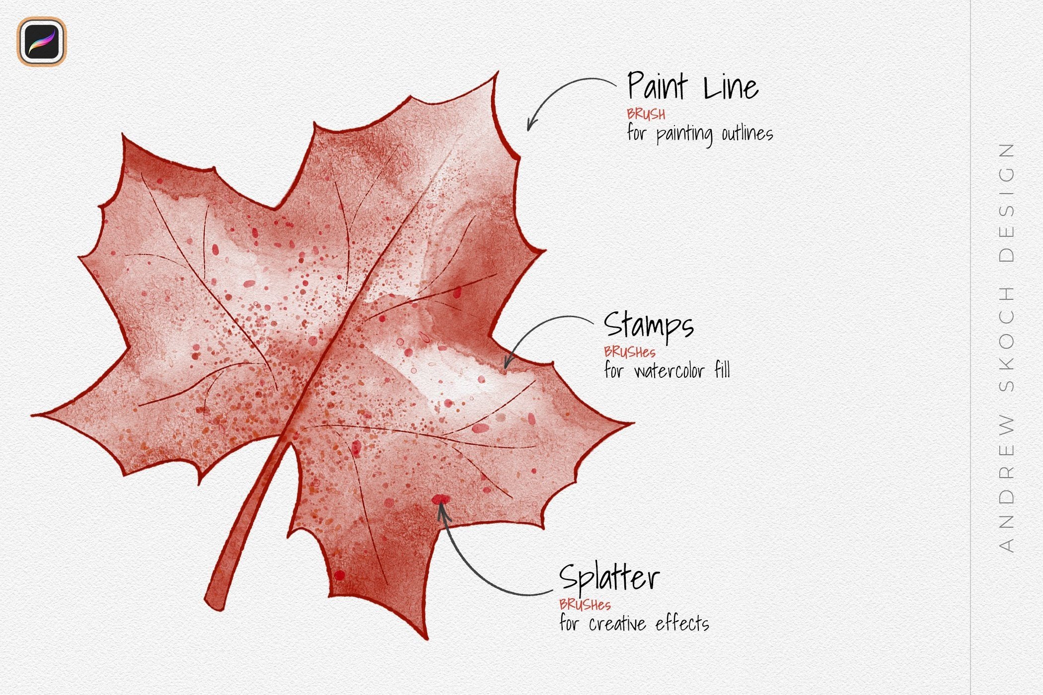Watercolor Procreate Brushes - photo 4