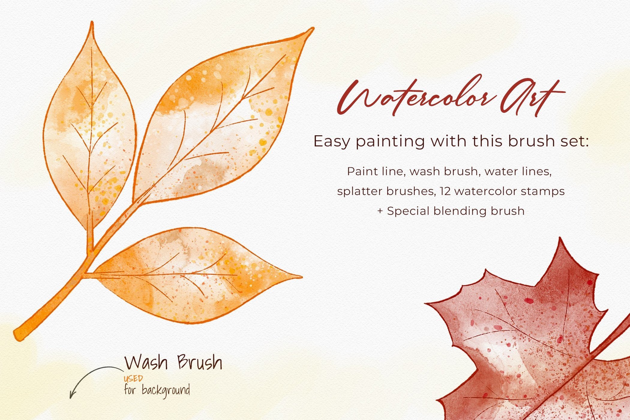 Watercolor Procreate Brushes - photo 5