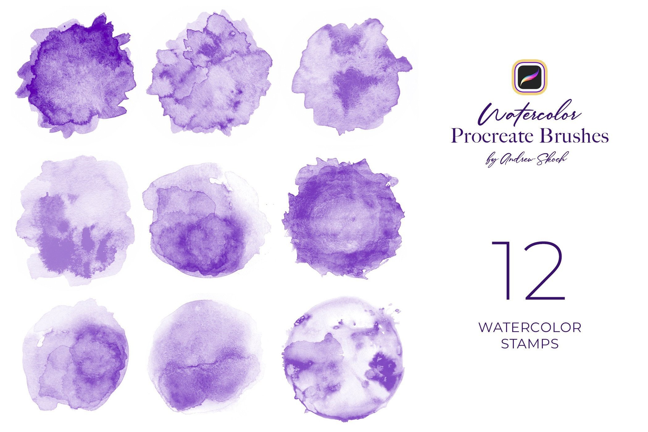 Watercolor Procreate Brushes - photo 6