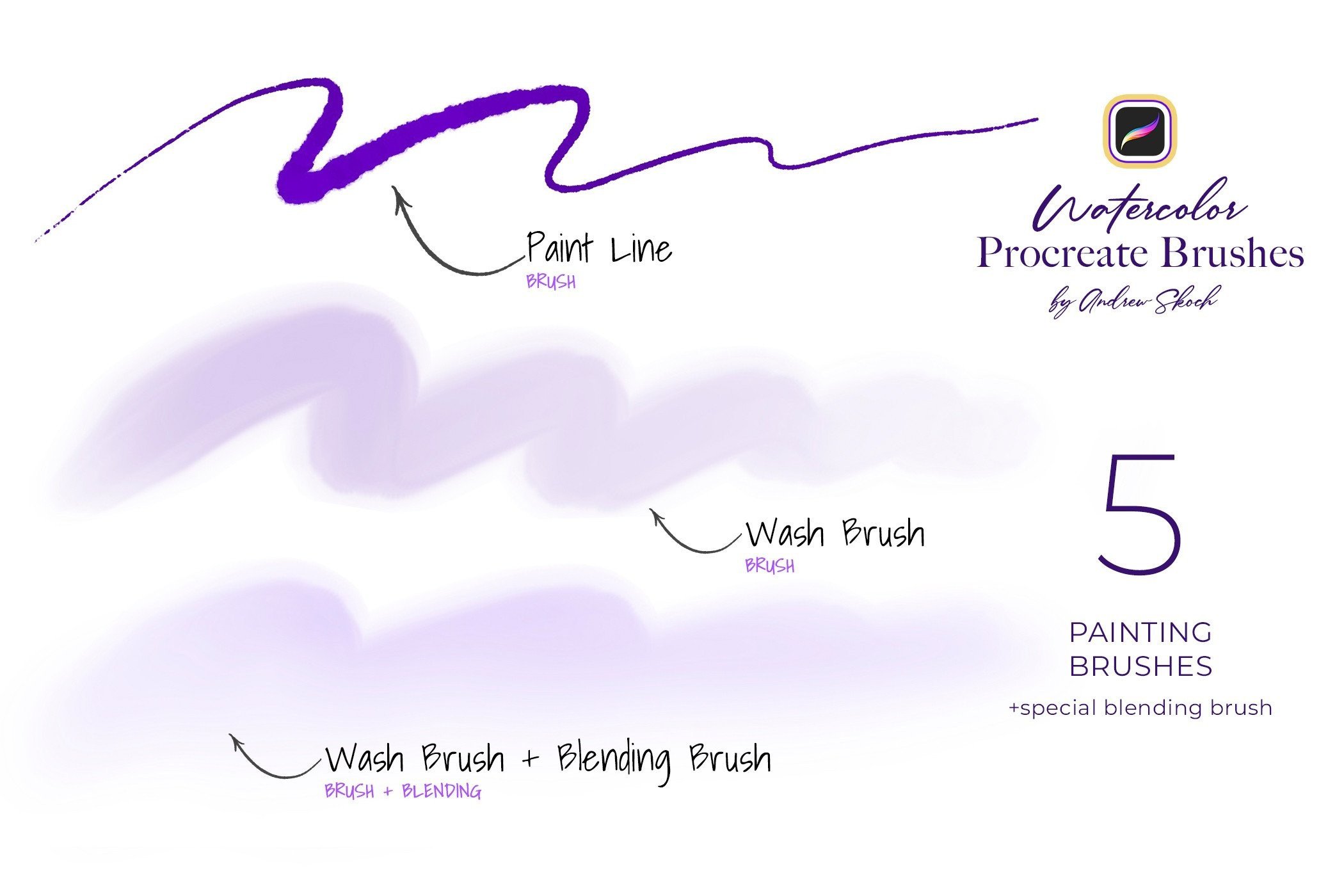 Watercolor Procreate Brushes - photo 8