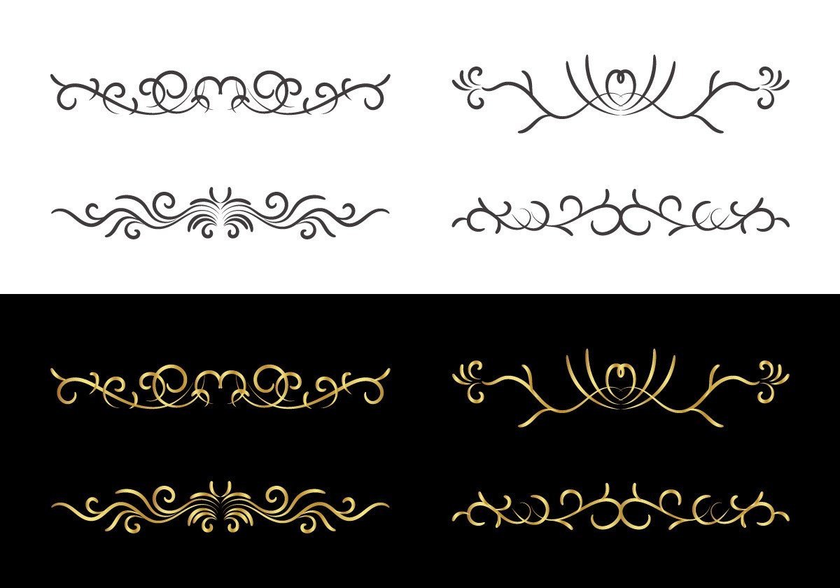 Decorative Border in Retro Style