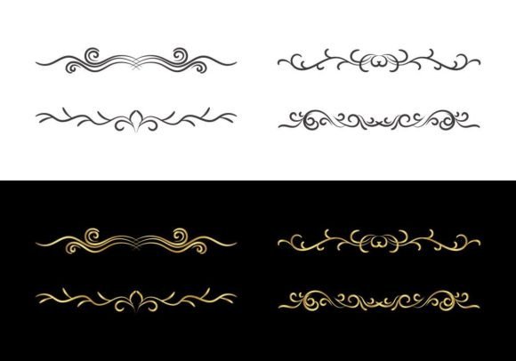 Decorative Border in Retro Style