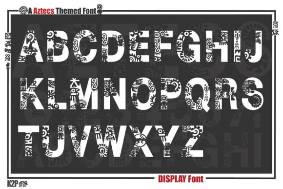 Aztecs Font - Preview 1