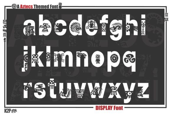 Aztecs Font - Preview 2