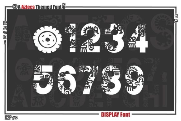 Aztecs Font - Preview 3