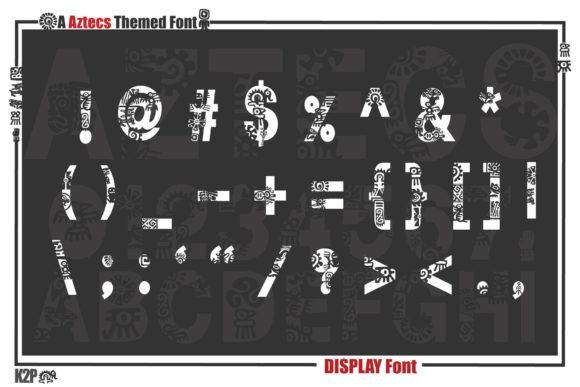 Aztecs Font - Preview 4