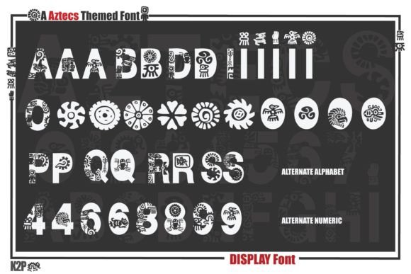 Aztecs Font - Preview 5