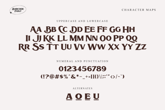 Bacode Font - Preview 6