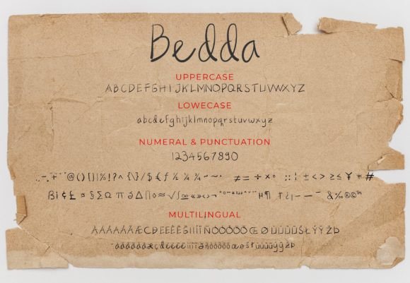 Bedda Font - Preview 5