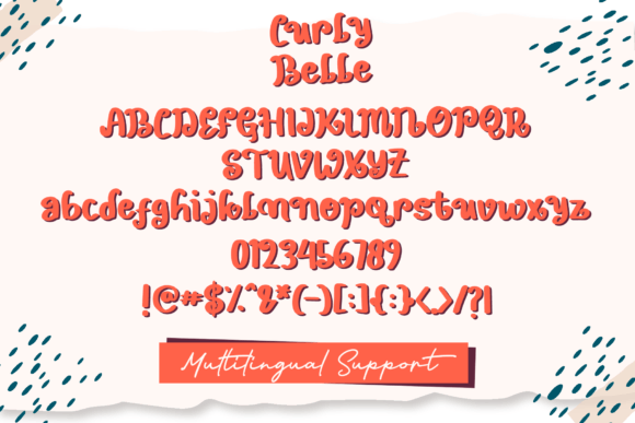 Curly Belle Font - Preview 4