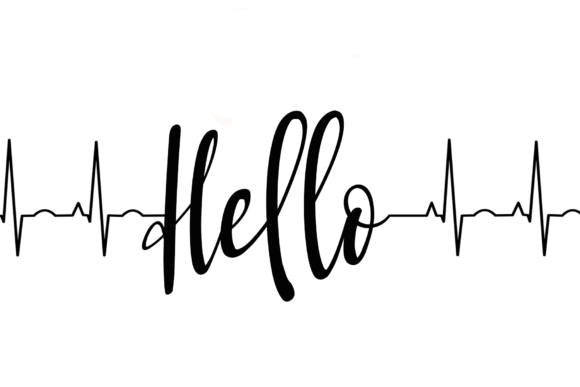 Hello Handwriting Font PNG with transparent background - Preview 1