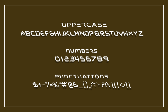 Inosuke Font PNG with transparent background - Preview 1