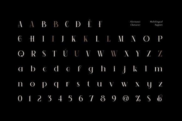 Kruind Font PNG with transparent background - Preview 5